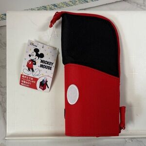 Neo Critz Disney Mickey Mouse Red and Black Pencil Case, NWT